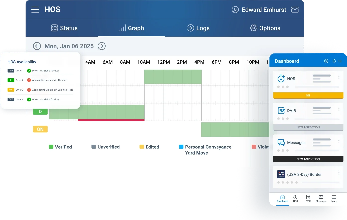 Geotab Fleet Hours of Service