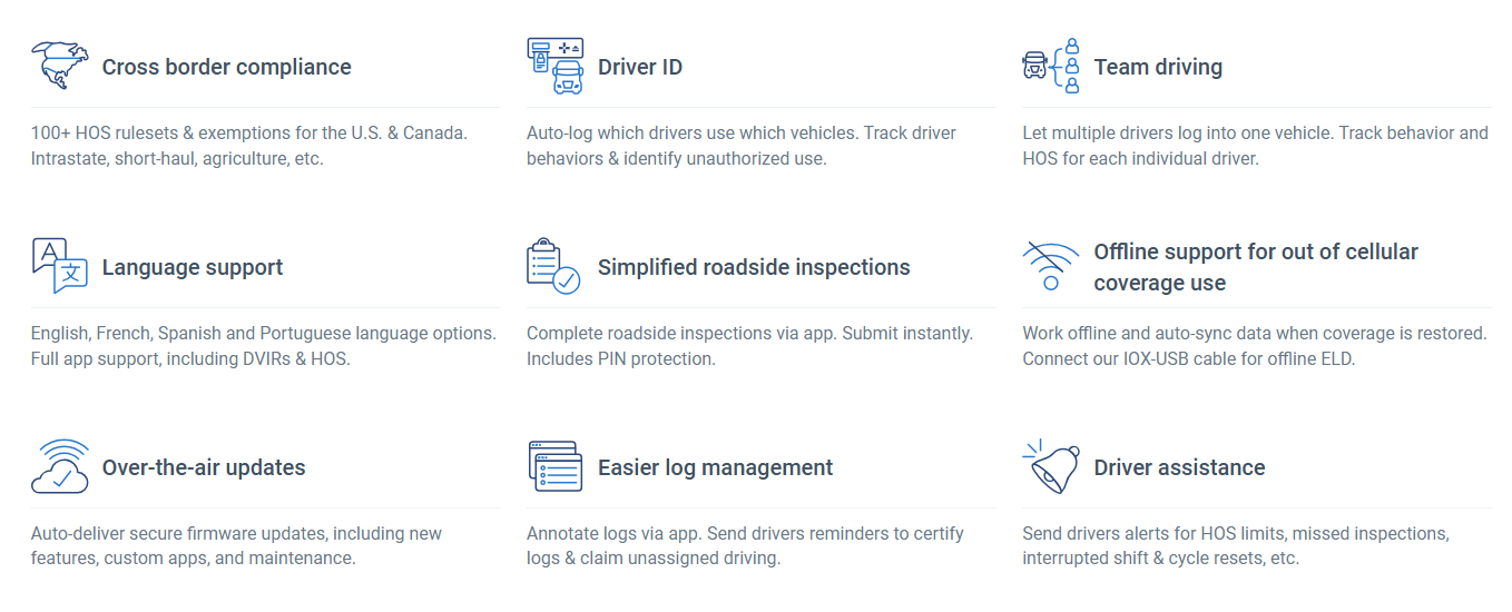 Geotab Fleet Hours of Service - Secondary